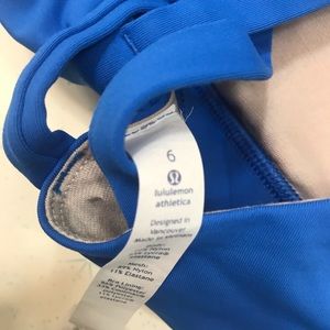 Lululemon Bra size 6